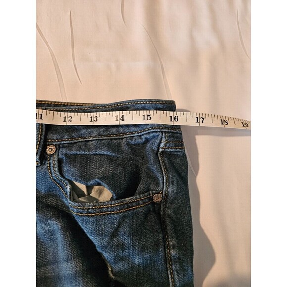 Womens CAbi Jeans Sz 8 Slim Leg Boyfriend Distressed Denim 3045 - Picture 10 of 13